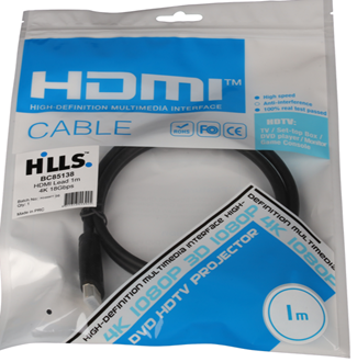 Hills Antenna BC85138 1m 4K HDMI Cable